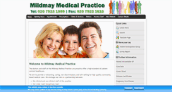Desktop Screenshot of mildmaymedicalpractice.co.uk